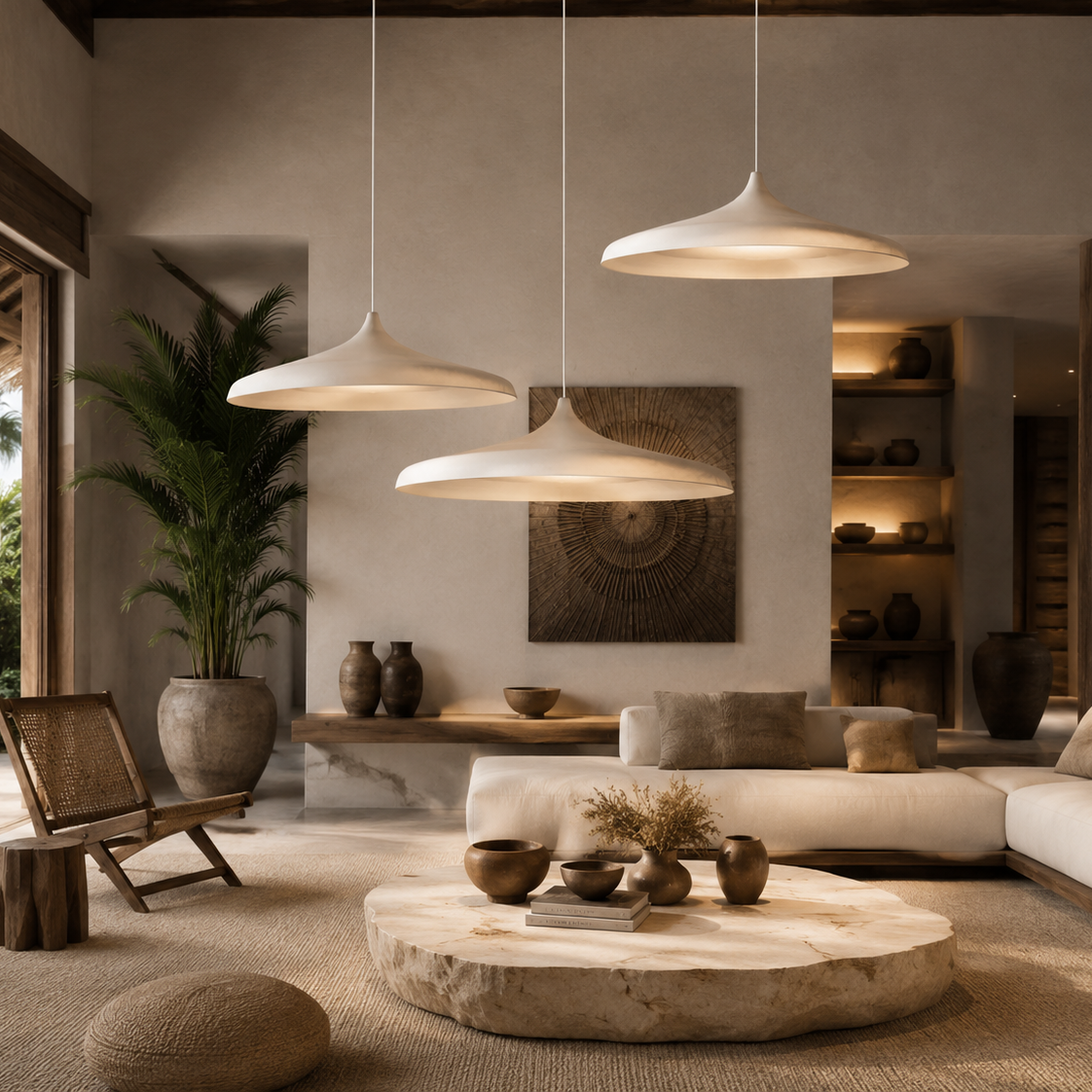 Suspension Luminaire Wabi-Sabi Organique | WASA