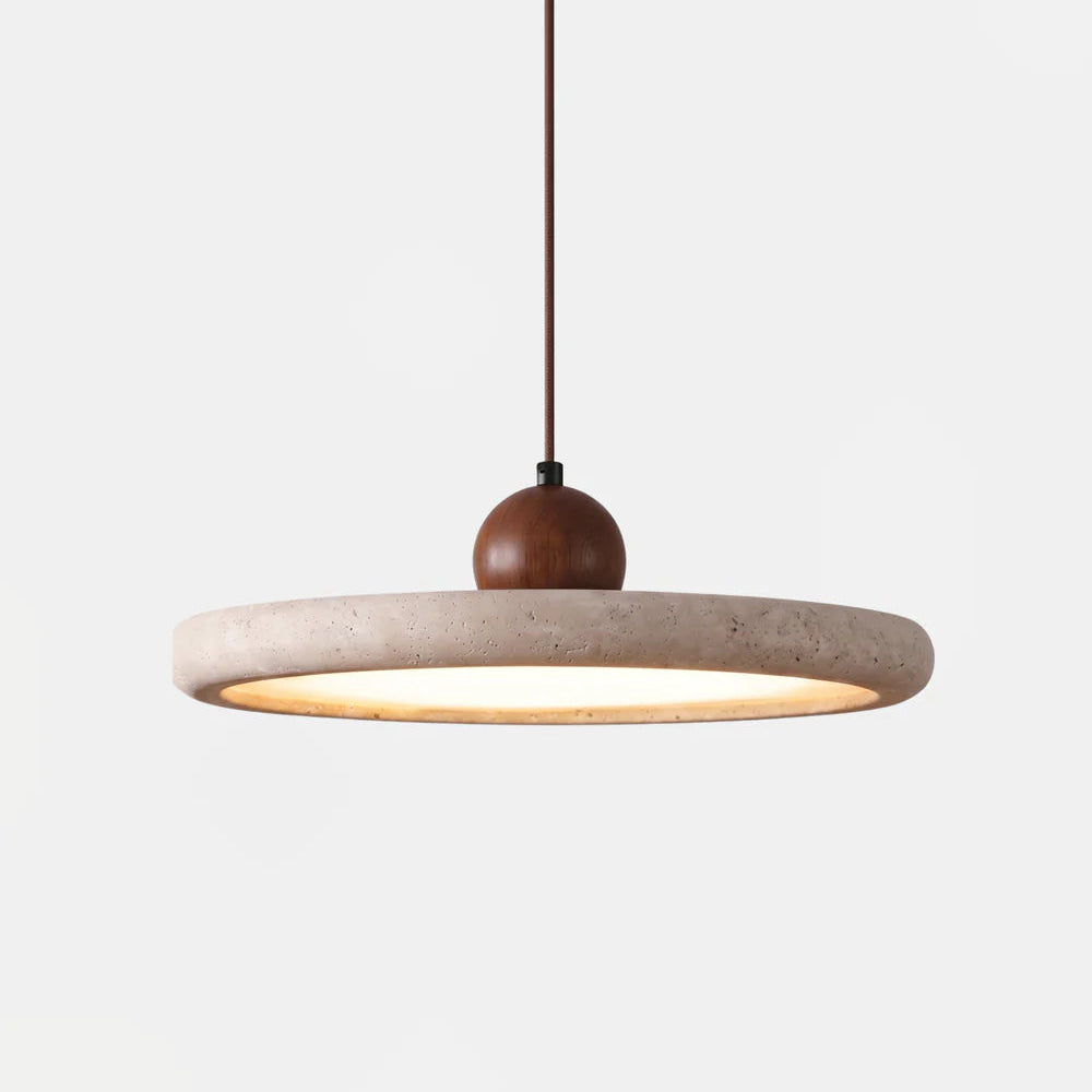 Suspension Travertin Ronde Wabi-Sabi | MIKO