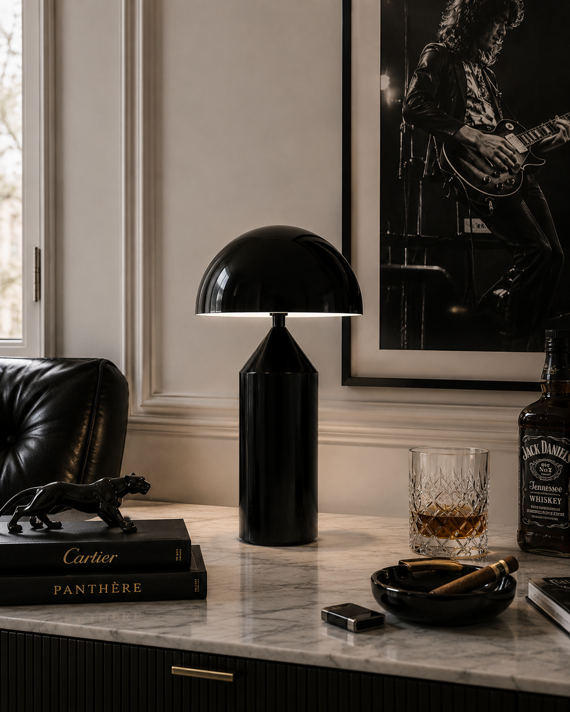 Lampe Champignon Vintage Métal | CAMPI