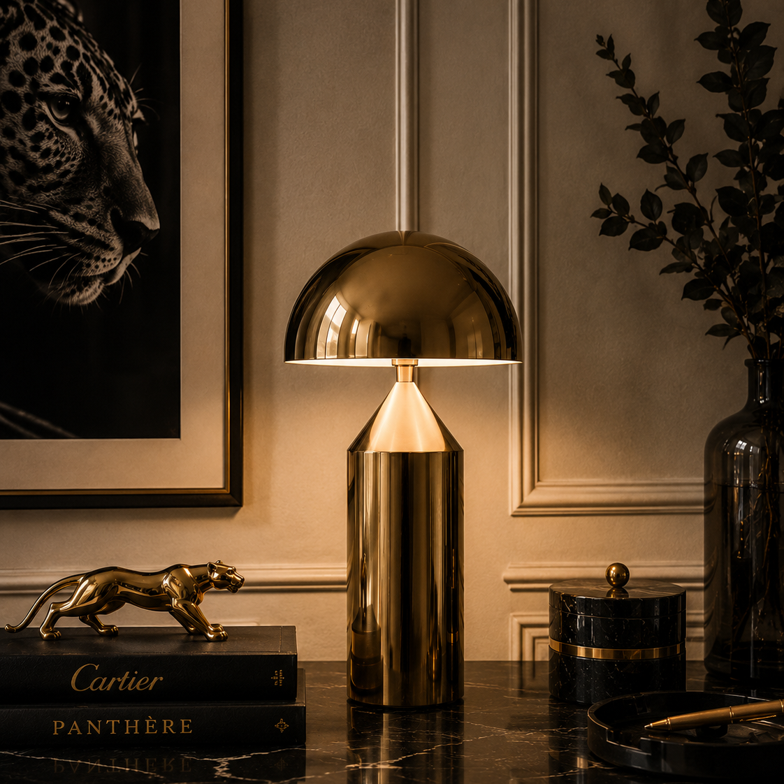 Lampe Champignon Vintage Métal | CAMPI