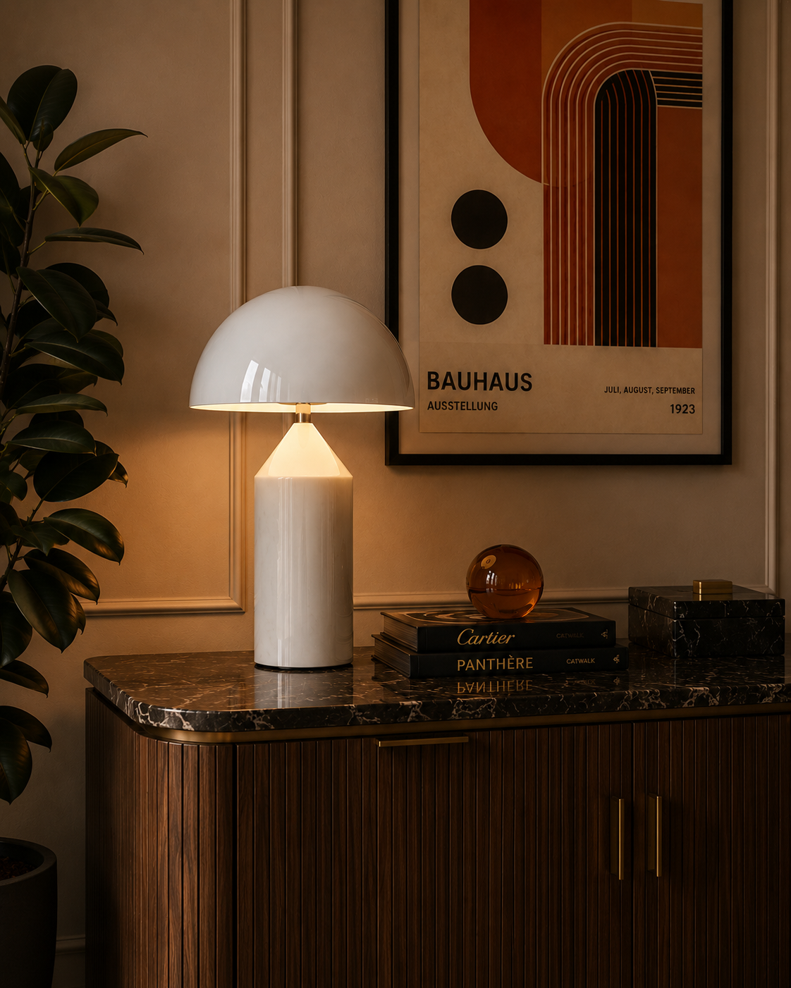 Lampe Champignon Vintage Métal | CAMPI