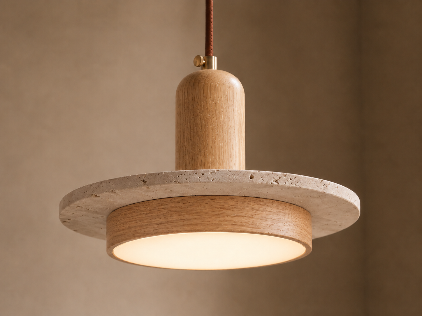Suspension Travertin Wabi-Sabi | NOKI