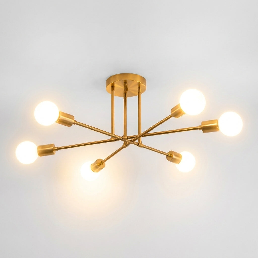 Plafonnier Design Dorée Led | MINGO